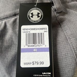 Men's Under Armour NWT Gray Golf Pants Size 48